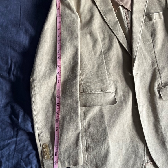 The Tie Bar The Cotton Miracle Jacket in British Tan 38R - Picture 6 of 12